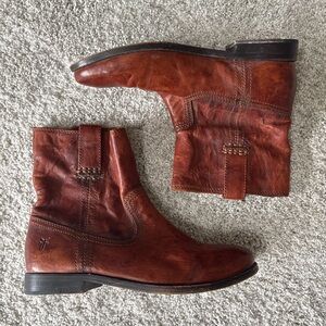 Frye Anna Leather Shortie Women’s Boots